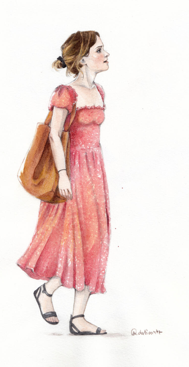 watercolor study from reference